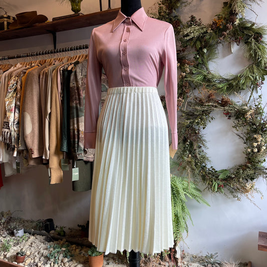 Vintage 70’s Pleated Skirt Union Made