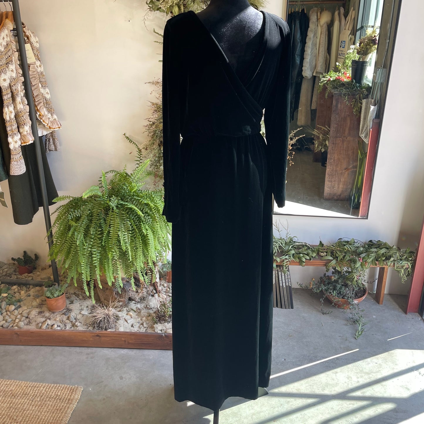 Bill Blass Neiman Marcus Velvet Dress Vintage 80’s