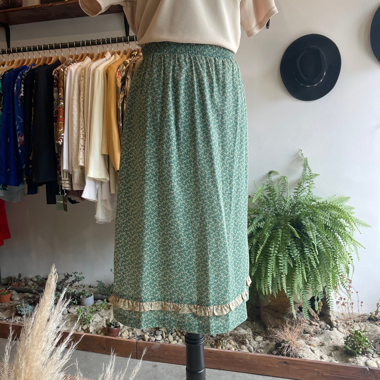 Vintage Cotton Prairie Skirt