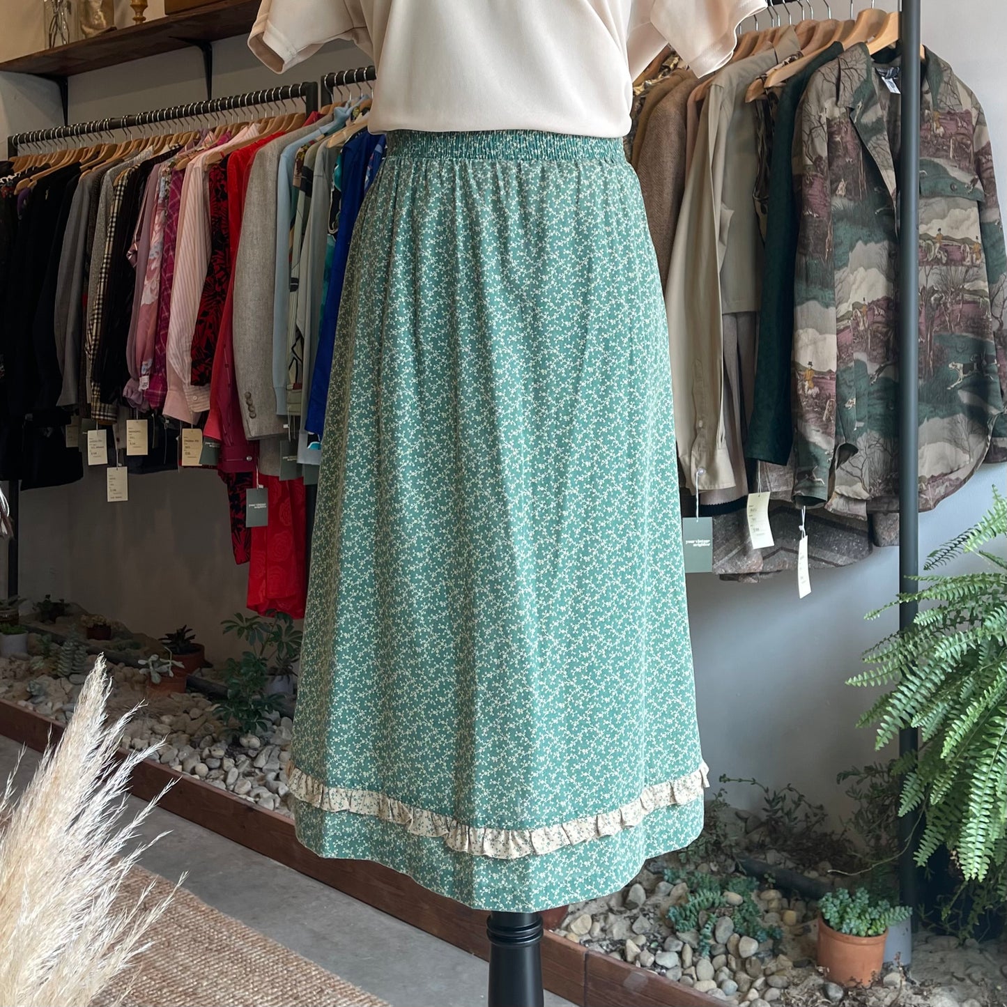 Vintage Cotton Prairie Skirt