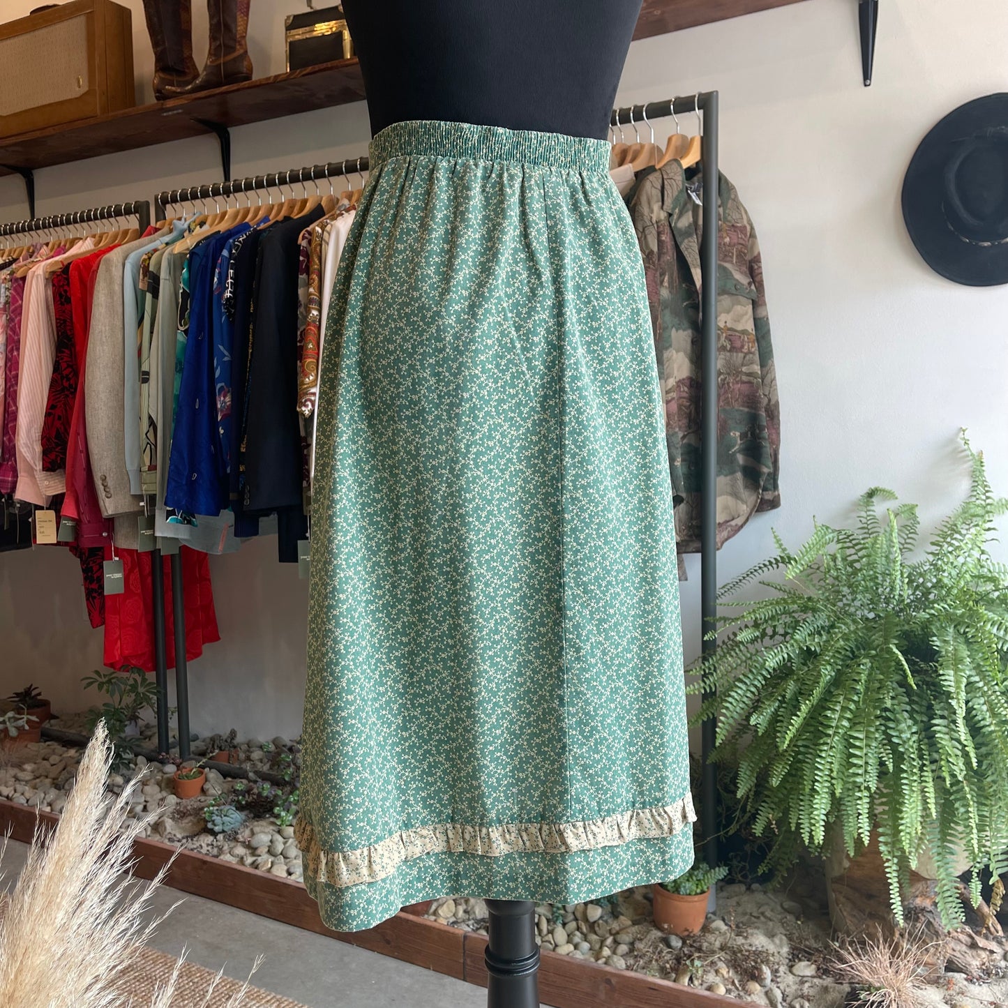 Vintage Cotton Prairie Skirt