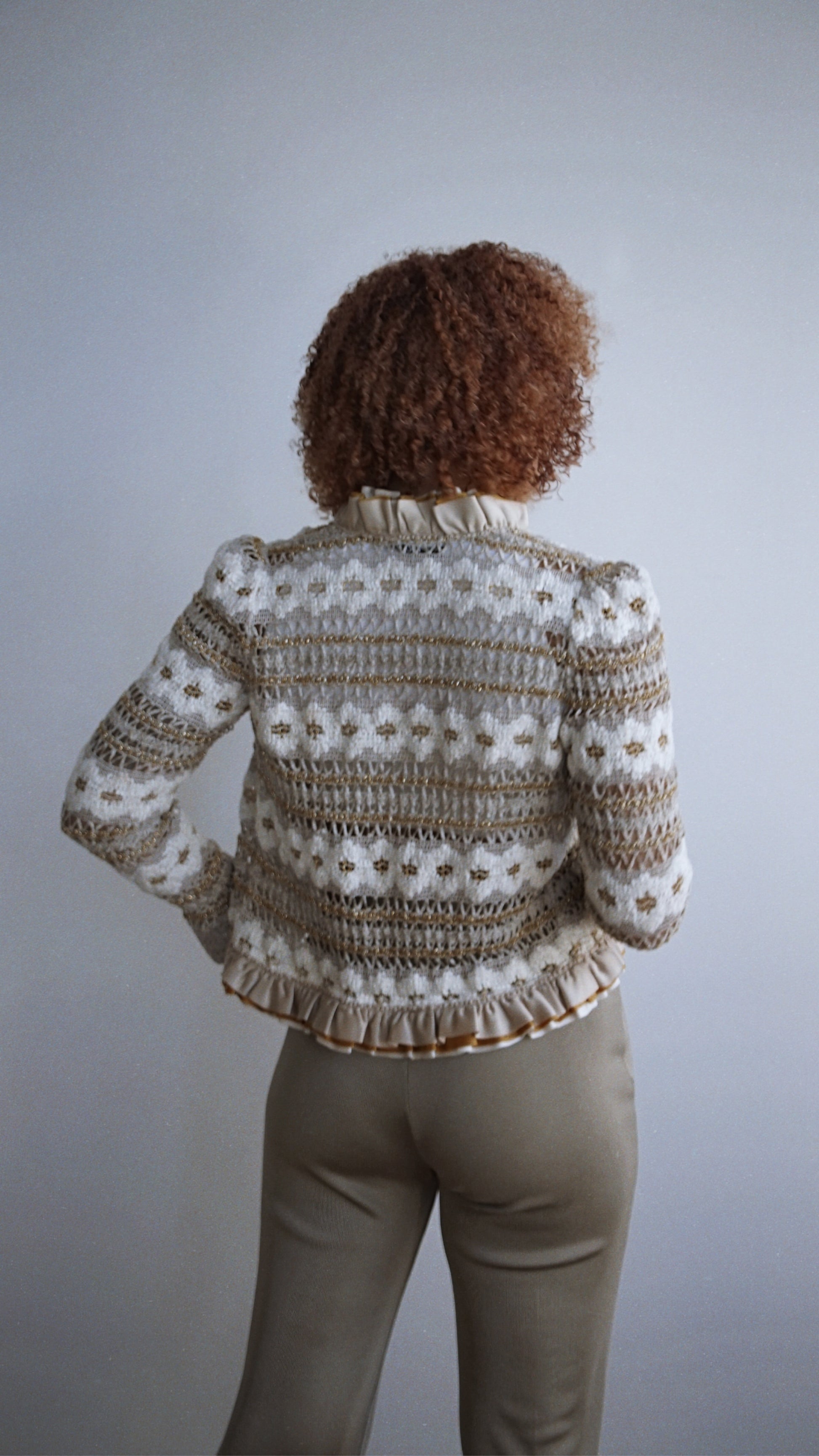 Vintage Pat Richard’s Crochet Knit Cropped Jacket - SHOP EZRA