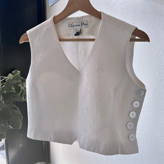 Vintage 90’s Christian Dior Sleeveless Top - SHOP EZRA